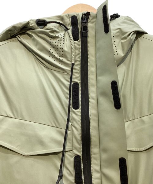 TATRAS（タトラス）TATRAS (タトラス) ポリエステルダウンフーディジャケット グレー×ブラック サイズ:01の古着・服飾アイテム