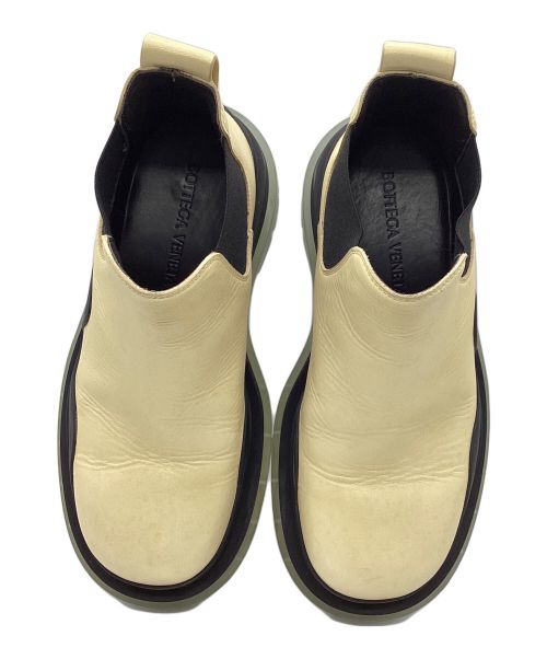 BOTTEGA VENETA（ボッテガベネタ）BOTTEGA VENETA (ボッテガベネタ) サイドゴアブーツ ブラウン×ブラック サイズ:39の古着・服飾アイテム