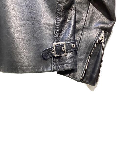 Schott（ショット）Schott (ショット) 641ステアハイドシングルライダースレザージャケット ブラック サイズ:34の古着・服飾アイテム