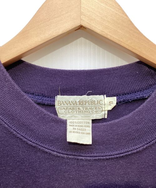 BANANA REPUBLIC（バナナリパブリック）BANANA REPUBLIC (バナナリパブリック) レトロタグスウェット パープル サイズ:Sの古着・服飾アイテム