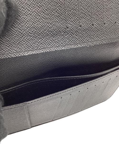 LOUIS VUITTON（ルイ ヴィトン）LOUIS VUITTON (ルイ ヴィトン) モノグラム・エクリプス ポルトフォイユブラザ M64438 長財布 ブラック×シルバーの古着・服飾アイテム