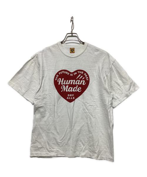 HUMAN MADE（ヒューマンメイド）HUMAN MADE (ヒューマンメイド) Graphic-T-shirt ホワイト×レッド サイズ:XLの古着・服飾アイテム