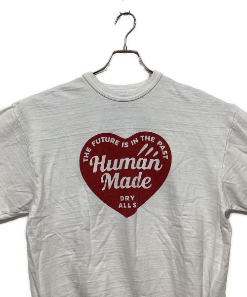 HUMAN MADE（ヒューマンメイド）HUMAN MADE (ヒューマンメイド) Graphic-T-shirt ホワイト×レッド サイズ:XLの古着・服飾アイテム