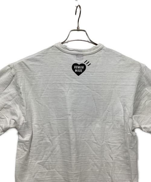 HUMAN MADE（ヒューマンメイド）HUMAN MADE (ヒューマンメイド) Graphic-T-shirt ホワイト×レッド サイズ:XLの古着・服飾アイテム