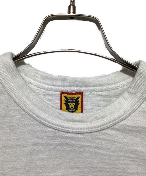HUMAN MADE（ヒューマンメイド）HUMAN MADE (ヒューマンメイド) Graphic-T-shirt ホワイト×レッド サイズ:XLの古着・服飾アイテム