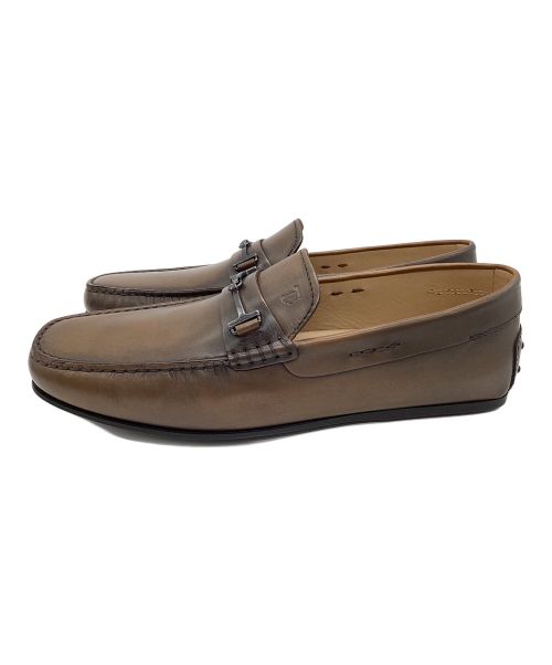 TOD'S（トッズ）TOD'S (トッズ) ローファー ブラウン サイズ:9の古着・服飾アイテム
