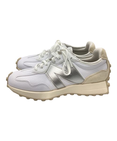 NEW BALANCE（ニューバランス）NEW BALANCE (ニューバランス) スパイクレスゴルフシューズ ホワイト×ブラウン サイズ:22.5の古着・服飾アイテム