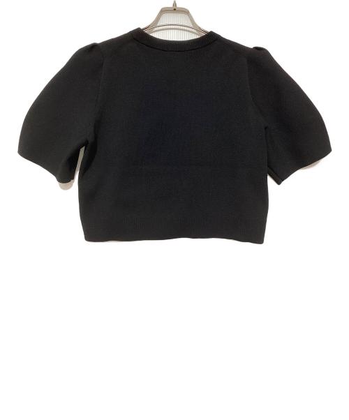 BLUE LABEL CRESTBRIDGE（ブルーレーベルクレストブリッジ）BLUE LABEL CRESTBRIDGE (ブルーレーベルクレストブリッジ) クレストブリッジチェックチュールニットセットアップ ブラック×レッド×マルチカラー サイズ:Mの古着・服飾アイテム