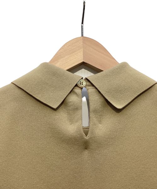 BLUE LABEL CRESTBRIDGE（ブルーレーベルクレストブリッジ）BLUE LABEL CRESTBRIDGE (ブルーレーベルクレストブリッジ) クレストブリッジチェックオーガンプリントコンビドレス ブラウン サイズ:36の古着・服飾アイテム