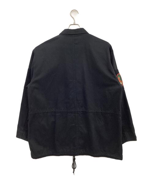 X-LARGE（エクストララージ）X-LARGE (エクストララージ) パッチミリタリージャケット ブラック サイズ:XLの古着・服飾アイテム