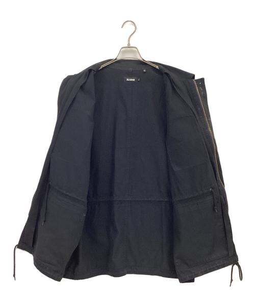X-LARGE（エクストララージ）X-LARGE (エクストララージ) パッチミリタリージャケット ブラック サイズ:XLの古着・服飾アイテム
