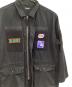 中古・古着 X-LARGE (エクストララージ) パッチミリタリージャケット ブラック サイズ:XL：8000円