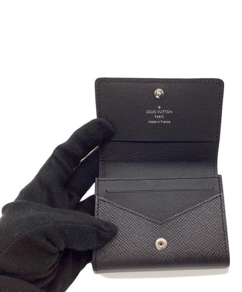LOUIS VUITTON（ルイ ヴィトン）LOUIS VUITTON (ルイ ヴィトン) アンヴェロップ・カルト ドゥ ヴィジット NM M64595 名刺入れ ブラックの古着・服飾アイテム