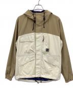 WOOLRICHウールリッチ）の古着「MOUNTAIN STROLL JACKET」｜ブラウン×ベージュ