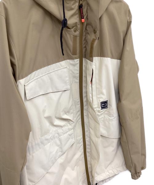 WOOLRICH（ウールリッチ）WOOLRICH (ウールリッチ) MOUNTAIN STROLL JACKET ブラウン×ベージュ サイズ:Lの古着・服飾アイテム