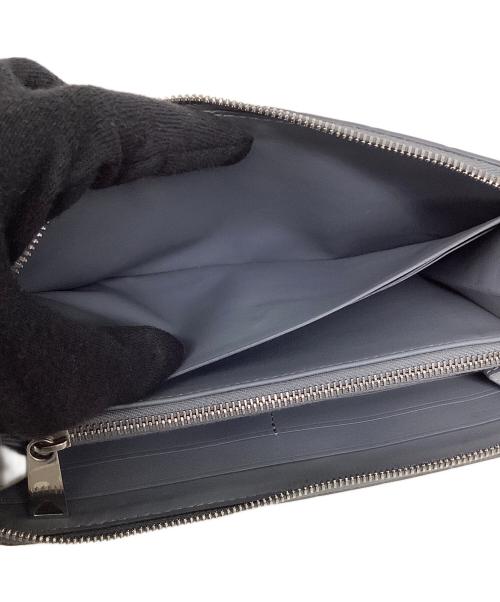 BOTTEGA VENETA（ボッテガベネタ）BOTTEGA VENETA (ボッテガベネタ) ボッテガベネタ/イントレチャート/ラウンドジップ長財布 グレーの古着・服飾アイテム