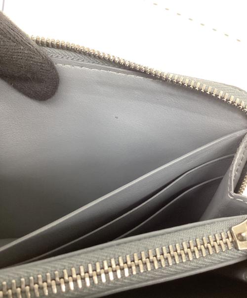 BOTTEGA VENETA（ボッテガベネタ）BOTTEGA VENETA (ボッテガベネタ) ボッテガベネタ/イントレチャート/ラウンドジップ長財布 グレーの古着・服飾アイテム