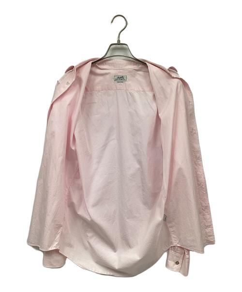 HERMES（エルメス）HERMES (エルメス) 長袖シャツ ピンク サイズ:39の古着・服飾アイテム