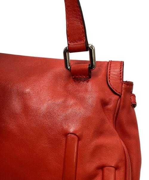 CELINE（セリーヌ）CELINE (セリーヌ) セリーヌ/ショルダーバッグ レッド×シルバーの古着・服飾アイテム