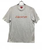 SUPREMEシュプリーム）の古着「Flames S/S Top」｜ホワイト×オレンジ