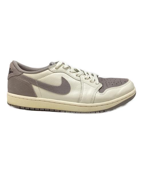 NIKE（ナイキ）NIKE (ナイキ) AIR JORDAN1 RETRO LOW OG ホワイト×グレー サイズ:26.5cmの古着・服飾アイテム