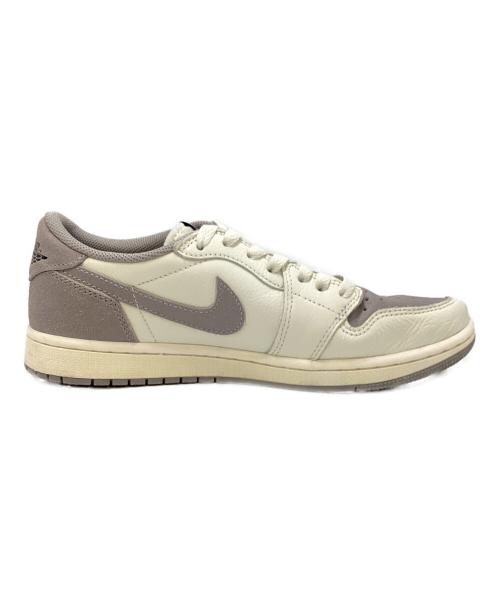 NIKE（ナイキ）NIKE (ナイキ) AIR JORDAN1 RETRO LOW OG ホワイト×グレー サイズ:26.5cmの古着・服飾アイテム