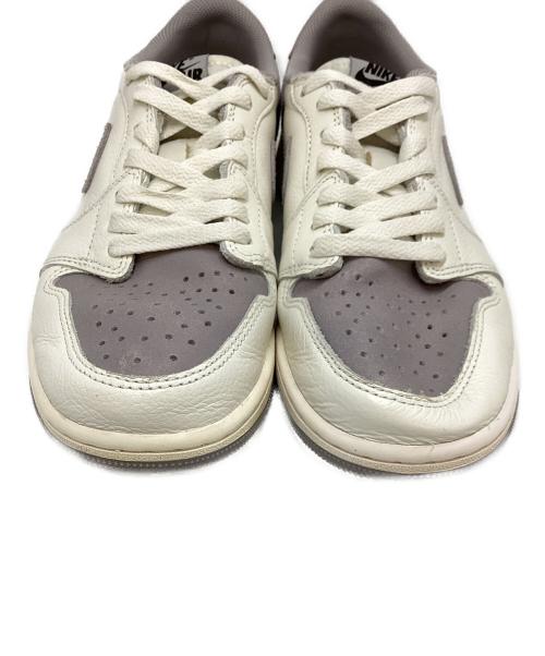 NIKE（ナイキ）NIKE (ナイキ) AIR JORDAN1 RETRO LOW OG ホワイト×グレー サイズ:26.5cmの古着・服飾アイテム