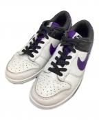 NIKEナイキ）の古着「NIKE BY YOU DUNK LOW」｜ホワイト×ブラック×パープル