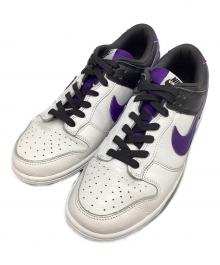 NIKE（ナイキ）の古着「NIKE BY YOU DUNK LOW」｜ホワイト×ブラック×パープル