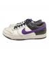 NIKE (ナイキ) NIKE BY YOU DUNK LOW ホワイト×ブラック×パープル サイズ:27㎝：7000円