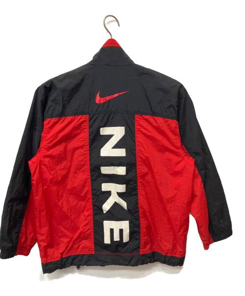 NIKE（ナイキ）NIKE (ナイキ) レトロタグナイロンジャケット ブラック×レッド サイズ:Mの古着・服飾アイテム