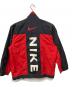 NIKE (ナイキ) レトロタグナイロンジャケット ブラック×レッド サイズ:M：5000円