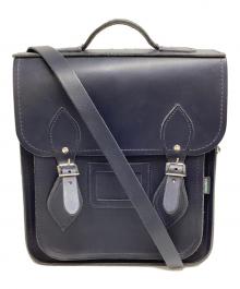 ZATCHELS（ザッチェルズ）の古着「ザッチェルズ/3AYショルダーバッグ」｜ネイビー×シルバー