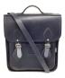 ZATCHELS（ザッチェルズ）の古着「ザッチェルズ/3AYショルダーバッグ」｜ネイビー×シルバー