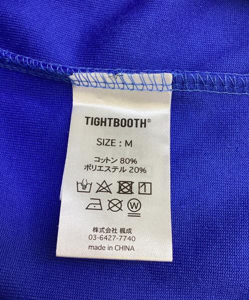 TIGHTBOOTH PRODUCTION（タイトブースプロダクション）TIGHTBOOTH PRODUCTION (タイトブースプロダクション) STRAIGHT UP VELOUR T-SHIRT ブルー サイズ:Mの古着・服飾アイテム
