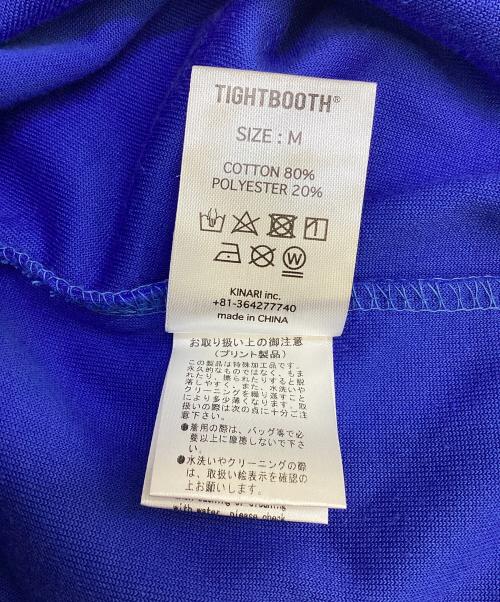 TIGHTBOOTH PRODUCTION（タイトブースプロダクション）TIGHTBOOTH PRODUCTION (タイトブースプロダクション) STRAIGHT UP VELOUR T-SHIRT ブルー サイズ:Mの古着・服飾アイテム