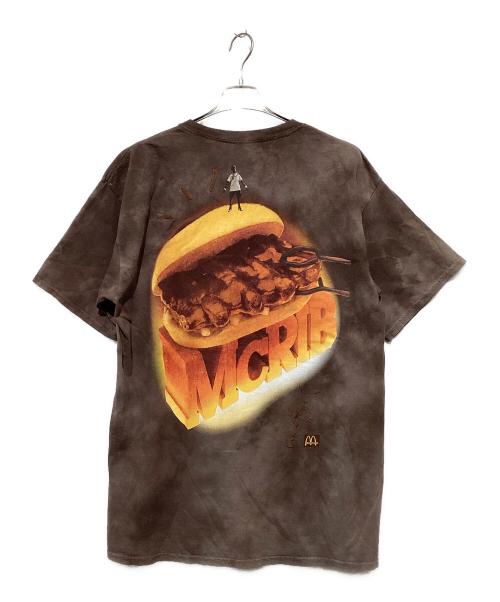 Travis Scott（トラヴィススコット）Travis Scott (トラヴィス・スコット) オーバーサイズ半袖カットソー ブラウン サイズ:XLの古着・服飾アイテム