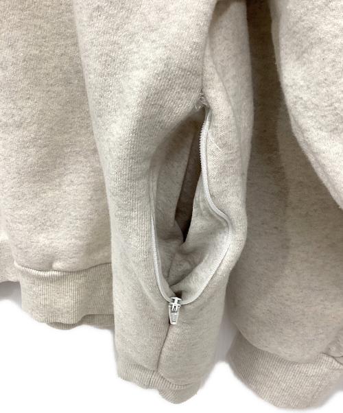 NAUTICA（ノーティカ）NAUTICA (ノーティカ) ジップスウェット ベージュ×ネイビー サイズ:Lの古着・服飾アイテム