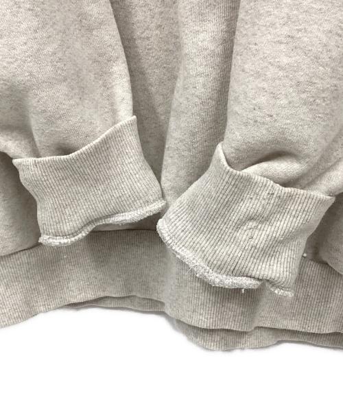 NAUTICA（ノーティカ）NAUTICA (ノーティカ) ジップスウェット ベージュ×ネイビー サイズ:Lの古着・服飾アイテム