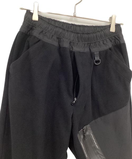 NILoS（ニルズ）NILoS (ニルズ) 切替フリースパンツ ブラック サイズ:2の古着・服飾アイテム