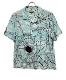 GOLF WANG（ゴルフワン）の古着「総柄シャツ」｜ブルー×ブラック