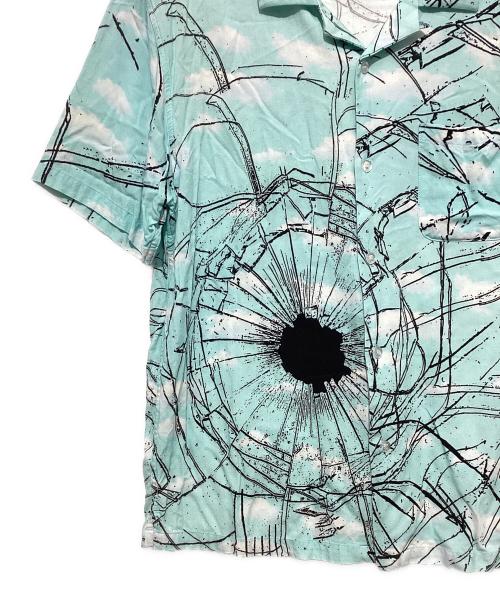 GOLF WANG（ゴルフワン）GOLF WANG (ゴルフワン) 総柄シャツ ブルー×ブラック サイズ:XLの古着・服飾アイテム