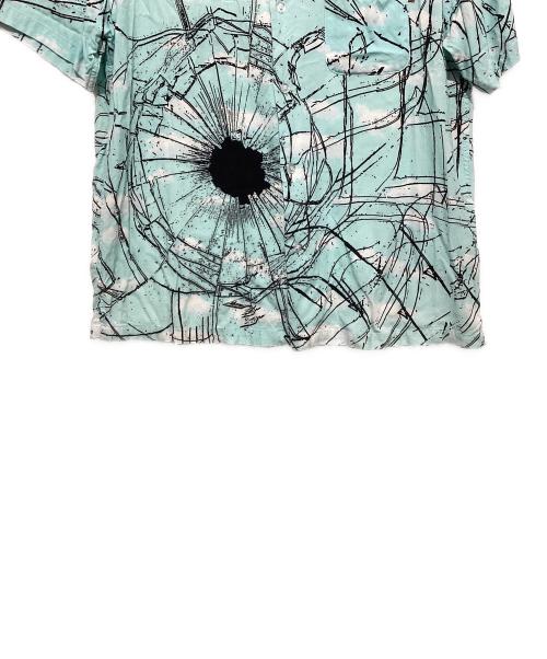 GOLF WANG（ゴルフワン）GOLF WANG (ゴルフワン) 総柄シャツ ブルー×ブラック サイズ:XLの古着・服飾アイテム