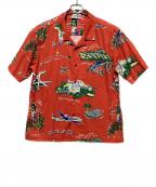BlackEyePatch×HAYNブラックアイパッチ×ハイアン）の古着「アロハシャツ」｜レッド×グリーン
