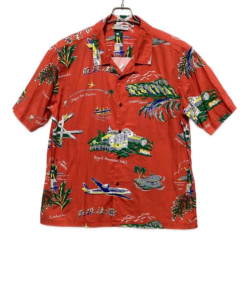 BlackEyePatch（ブラックアイパッチ）BlackEyePatch (ブラックアイパッチ) HAYN (ハイアン) アロハシャツ レッド×グリーン サイズ:XLの古着・服飾アイテム