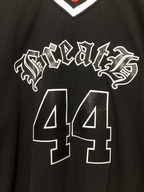 MITCHELL & NESS（ミッチェルアンドネス）MITCHELL & NESS (ミッチェルアンドネス) ホッケーシャツ ブラック×ホワイト サイズ:XLの古着・服飾アイテム