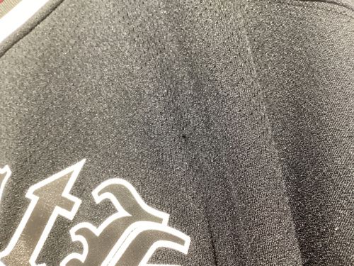 MITCHELL & NESS（ミッチェルアンドネス）MITCHELL & NESS (ミッチェルアンドネス) ホッケーシャツ ブラック×ホワイト サイズ:XLの古着・服飾アイテム