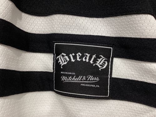 MITCHELL & NESS（ミッチェルアンドネス）MITCHELL & NESS (ミッチェルアンドネス) ホッケーシャツ ブラック×ホワイト サイズ:XLの古着・服飾アイテム