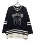 MITCHELL & NESS（ミッチェルアンドネス）の古着「ホッケーシャツ」｜ブラック×ホワイト