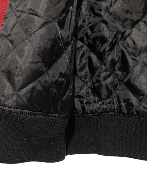 PUNK DRUNKERS（パンクドランカーズ）PUNK DRUNKERS (パンクドランカーズ) スタジャン レッド×ブラック サイズ:XLの古着・服飾アイテム